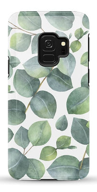 Leaf Me Alone | Green Floral Print Samsung Case Samsung Case get.casely Essential Galaxy S9