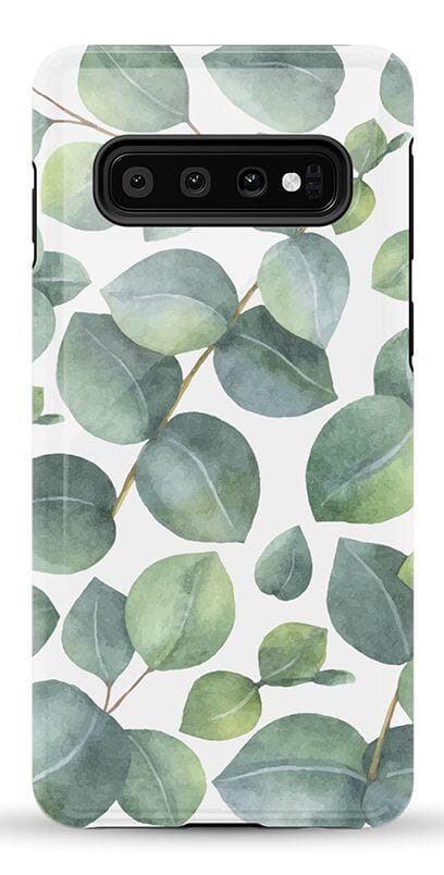 Leaf Me Alone | Green Floral Print Samsung Case Samsung Case get.casely Essential Galaxy Note 20 Ultra