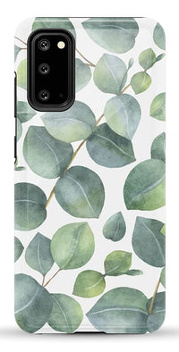 Leaf Me Alone | Green Floral Print Samsung Case Samsung Case get.casely Essential Galaxy S10