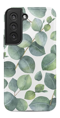 Leaf Me Alone | Green Floral Print Samsung Case Samsung Case get.casely Essential Galaxy S20 Ultra