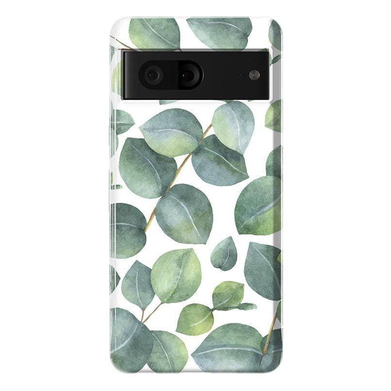 Leaf Me Alone | Green Floral Print Google Pixel Case Google Pixel Case Casetry Essential Google Pixel 7