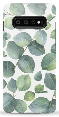Leaf Me Alone | Green Floral Print Samsung Case Samsung Case get.casely Classic Galaxy S10 Plus