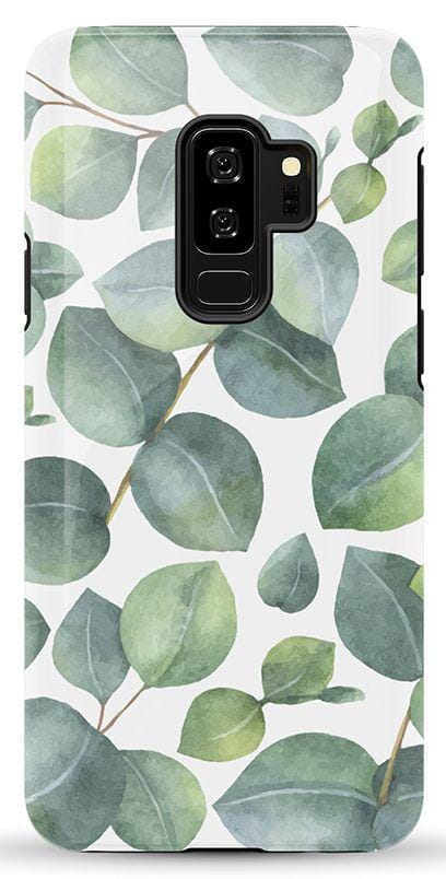 Leaf Me Alone | Green Floral Print Samsung Case Samsung Case get.casely Essential Galaxy S9 Plus
