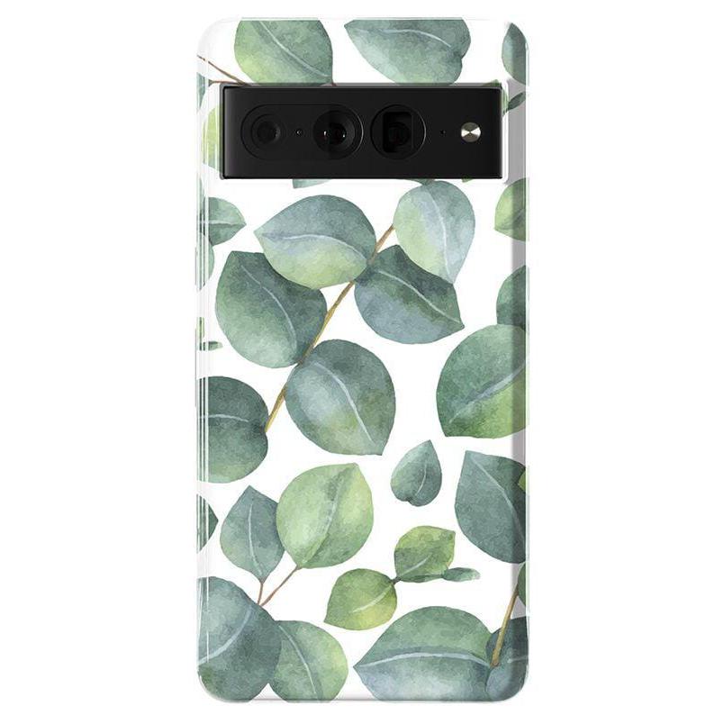 Leaf Me Alone | Green Floral Print Google Pixel Case Google Pixel Case Casetry Essential Google Pixel 7 Pro