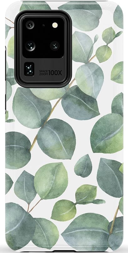 Leaf Me Alone | Green Floral Print Samsung Case Samsung Case get.casely Essential Galaxy S10 Plus