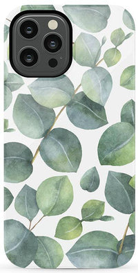 Leaf Me Alone | Green Floral Print Case iPhone Case get.casely Essential iPhone 12 Pro Max 