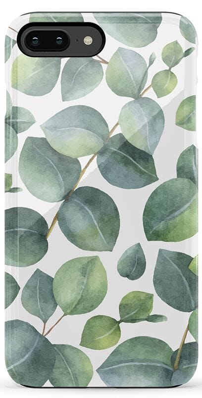 Leaf Me Alone | Green Floral Print Case iPhone Case get.casely Essential iPhone 6/7/8 Plus 
