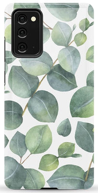 Leaf Me Alone | Green Floral Print Samsung Case Samsung Case get.casely Essential Galaxy Note 20