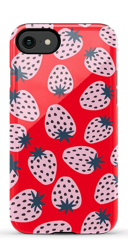 I'd Pick You | Red Strawberry Case iPhone Case get.casely Essential iPhone SE (2020 & 2022) 