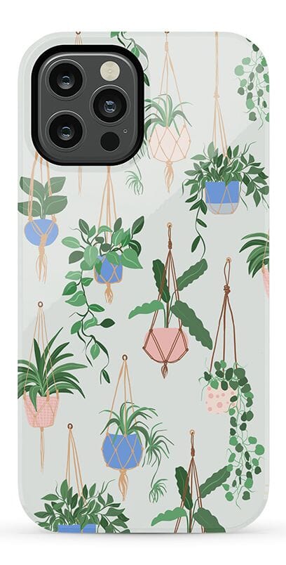 Hanging Around | Potted Plants Floral Case iPhone Case get.casely Essential iPhone 12 Pro