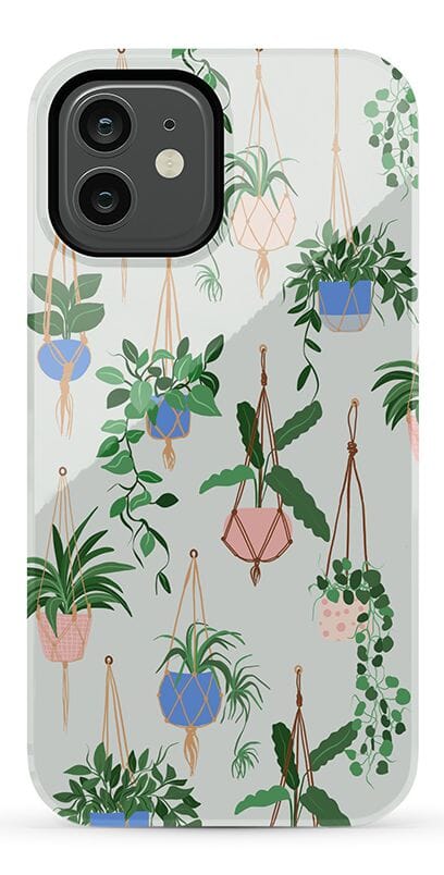 Hanging Around | Potted Plants Floral Case iPhone Case get.casely Essential iPhone 12