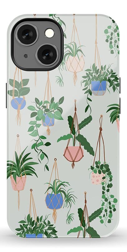 Hanging Around | Potted Plants Floral Case iPhone Case get.casely Essential + MagSafe® iPhone 13 