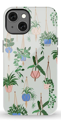 Hanging Around | Potted Plants Floral Case iPhone Case get.casely Essential + MagSafe® iPhone 13