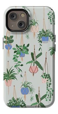 Hanging Around | Potted Plants Floral Case iPhone Case get.casely Essential + MagSafe® iPhone 14