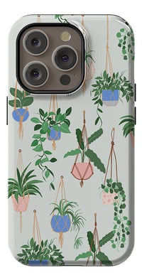 Hanging Around | Potted Plants Floral Case iPhone Case get.casely Essential + MagSafe® iPhone 14 Pro 