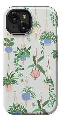 Hanging Around | Potted Plants Floral Case iPhone Case get.casely Essential + MagSafe® iPhone 15 