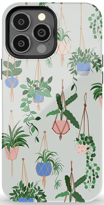 Hanging Around | Potted Plants Floral Case iPhone Case get.casely Essential + MagSafe® iPhone 13 Pro Max 