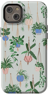 Hanging Around | Potted Plants Floral Case iPhone Case get.casely Essential + MagSafe® iPhone 14 Plus 