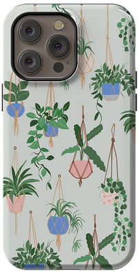 Hanging Around | Potted Plants Floral Case iPhone Case get.casely Essential + MagSafe® iPhone 14 Pro Max