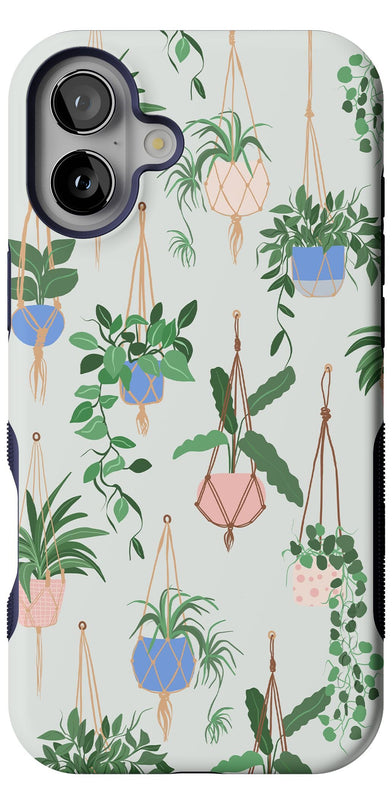 Hanging Around | Potted Plants Floral Case iPhone Case get.casely Bold + MagSafe® iPhone 16 Plus 