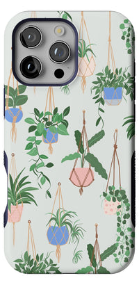 Hanging Around | Potted Plants Floral Case iPhone Case get.casely Bold + MagSafe® iPhone 16 Pro Max 