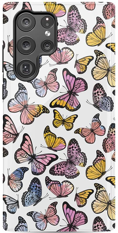 Free Spirit | Rainbow Butterfly Samsung Case Samsung Case get.casely Essential Galaxy S22 Plus