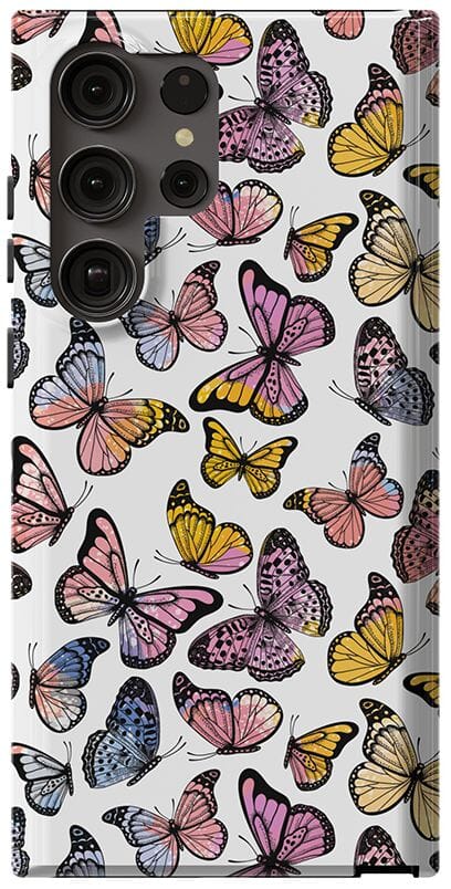 Free Spirit | Rainbow Butterfly Samsung Case Samsung Case get.casely Essential Galaxy S23 Plus