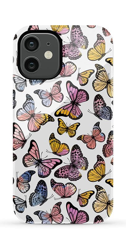 Free Spirit | Rainbow Butterfly Case iPhone Case get.casely Essential iPhone 12 Mini 
