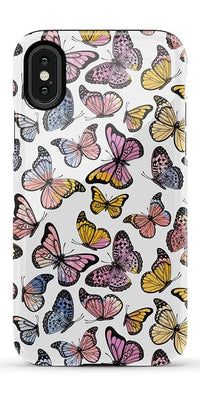 Free Spirit | Rainbow Butterfly Case iPhone Case get.casely Essential iPhone X / XS 