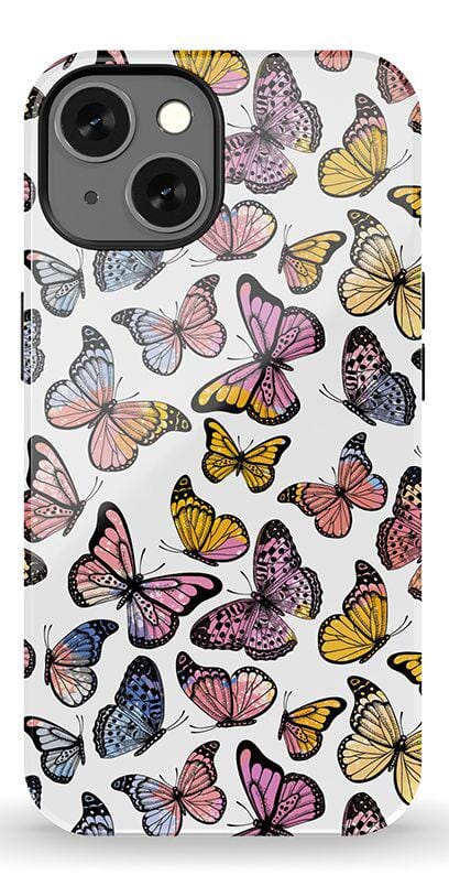 Free Spirit | Rainbow Butterfly Case iPhone Case get.casely Essential + MagSafe® iPhone 13 