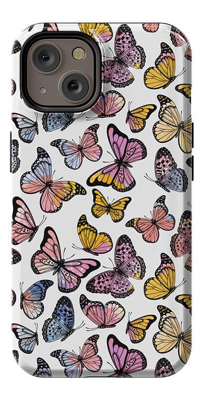 Free Spirit | Rainbow Butterfly Case iPhone Case get.casely Essential + MagSafe® iPhone 14 