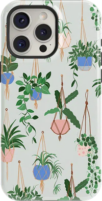 Hanging Around | Potted Plants Floral Case iPhone Case get.casely Essential + MagSafe® iPhone 15 Pro Max