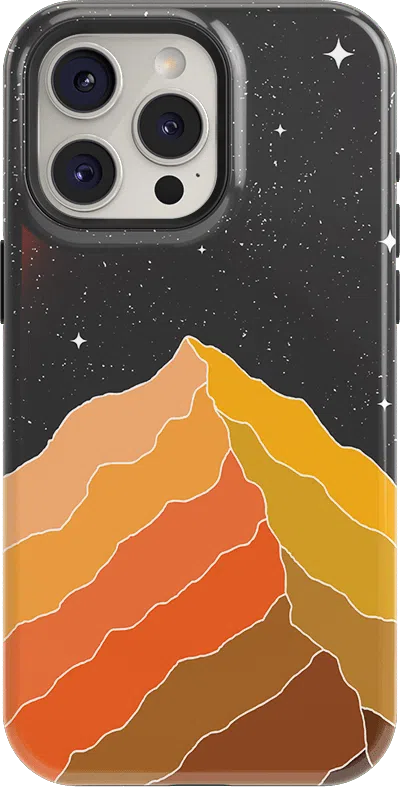 Night Skies | Mountain Starlight Case iPhone Case get.casely Essential + MagSafe® iPhone 15 Pro Max 