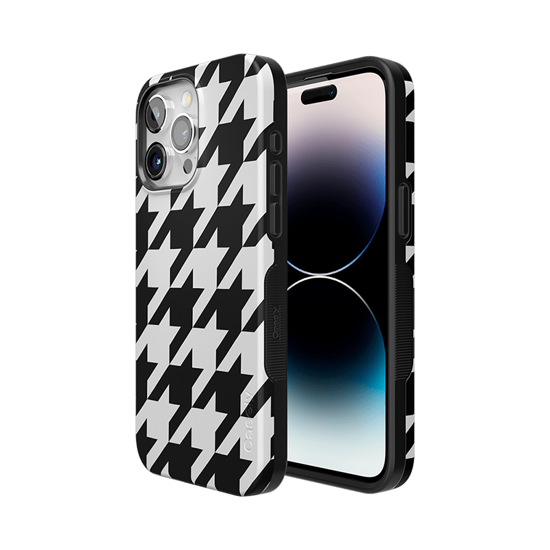 Houndstooth | High Contrast Design Case Phone Case Casetry 