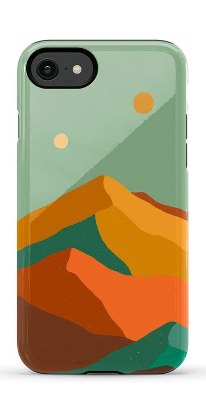 Endless Peaks | Colorblock Mountain Case iPhone Case get.casely Essential iPhone SE (2020 & 2022) 