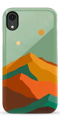 Endless Peaks | Colorblock Mountain Case iPhone Case get.casely Essential iPhone XR 