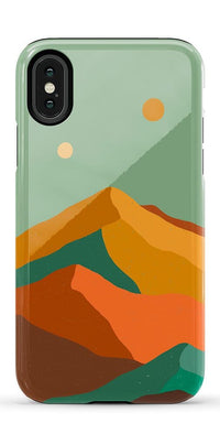 Endless Peaks | Colorblock Mountain Case iPhone Case get.casely Essential iPhone X / XS 