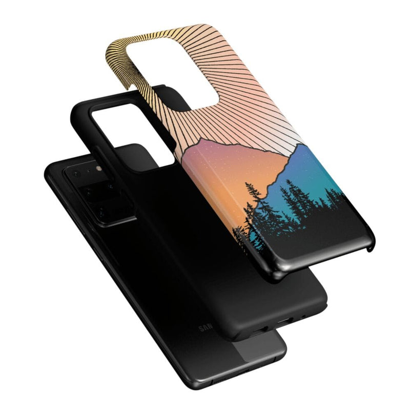 Golden Hour | Mountain Sunset Samsung Case Samsung Case Casetry 
