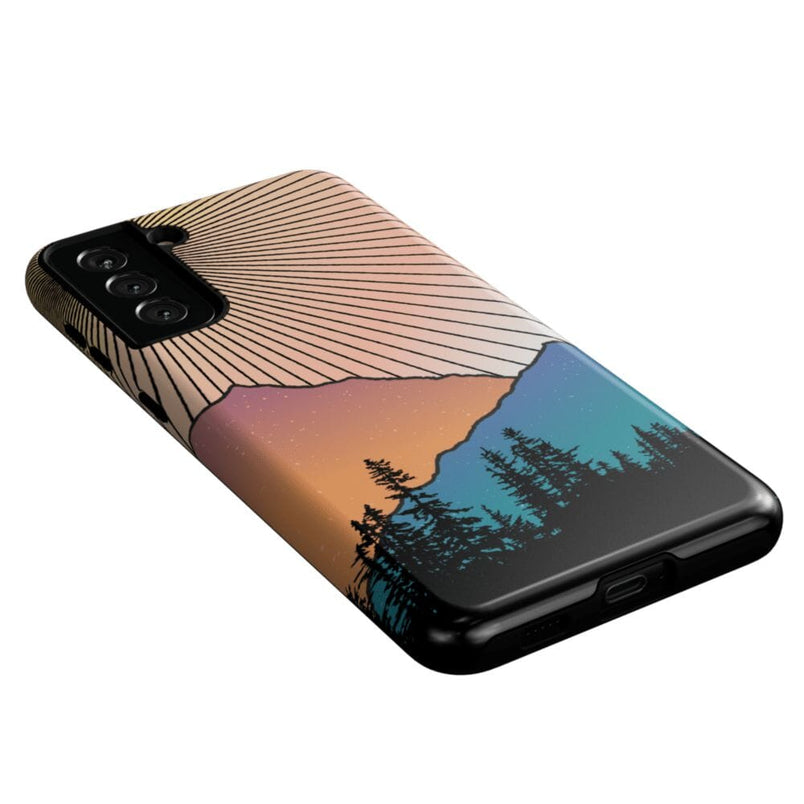 Golden Hour | Mountain Sunset Samsung Case Samsung Case Casetry 