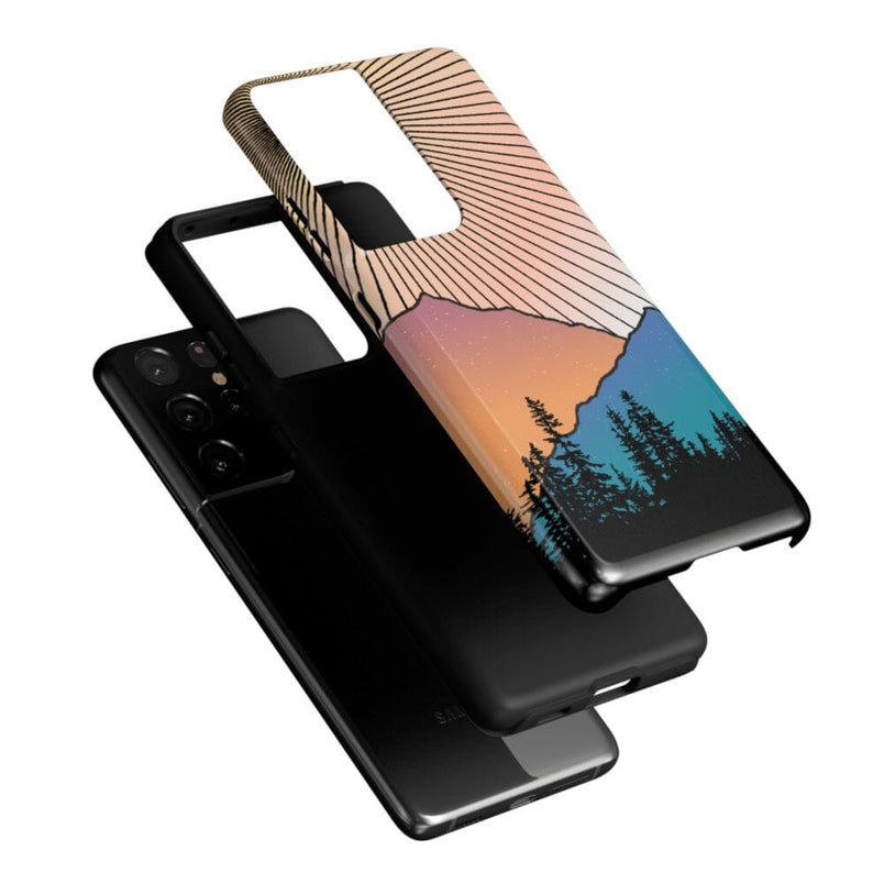 Golden Hour | Mountain Sunset Samsung Case Samsung Case Casetry 