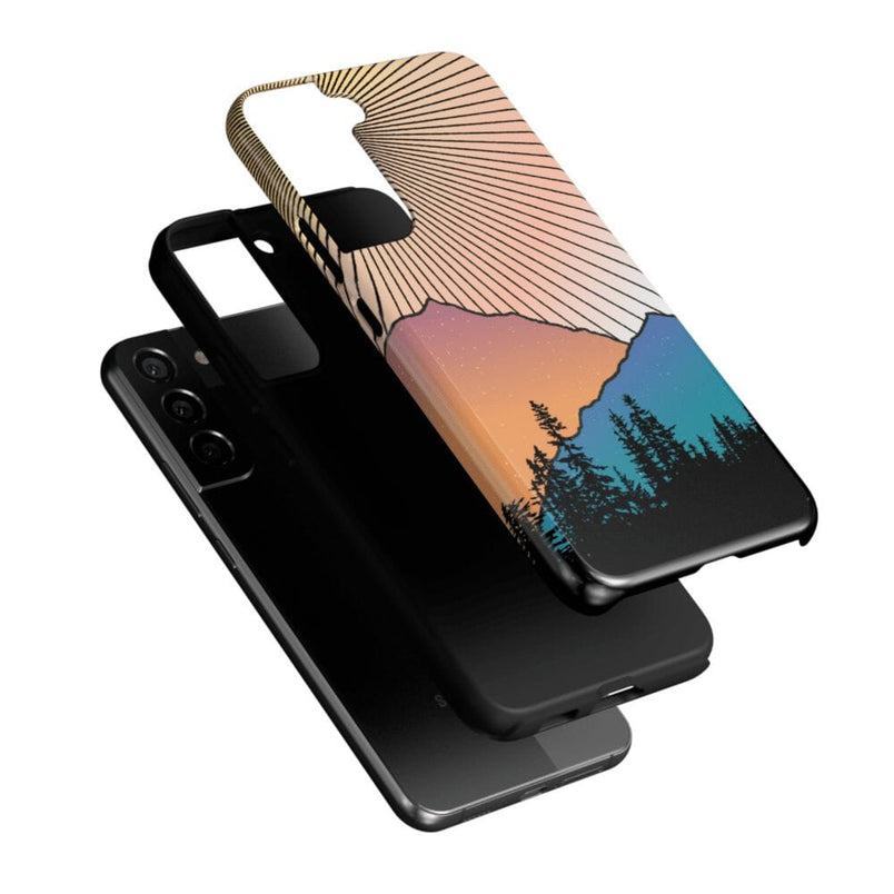 Golden Hour | Mountain Sunset Samsung Case Samsung Case Casetry 