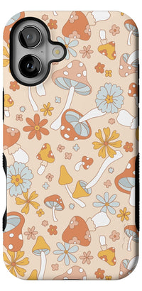 Mushroom Magic | Retro Floral Case iPhone Case get.casely Bold + MagSafe® iPhone 16 Plus 