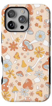 Mushroom Magic | Retro Floral Case iPhone Case get.casely Bold + MagSafe® iPhone 16 Pro Max 