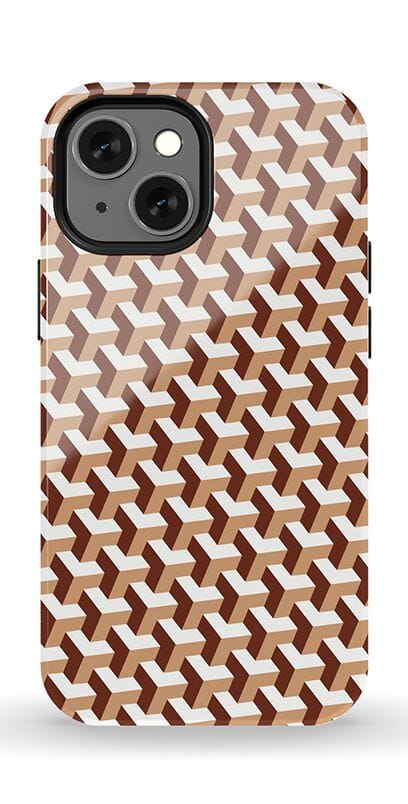 Step It Up | Abstract Geo Case iPhone Case get.casely Essential + MagSafe® iPhone 13 Mini 