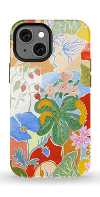 Botanical Blooms | Floral Patchwork Case iPhone Case get.casely Essential + MagSafe® iPhone 13 Mini