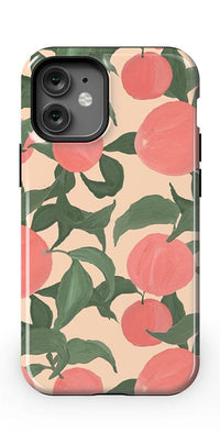 Feeling Peachy | Blush Vines Case iPhone Case get.casely Essential + MagSafe® iPhone 12 Mini 