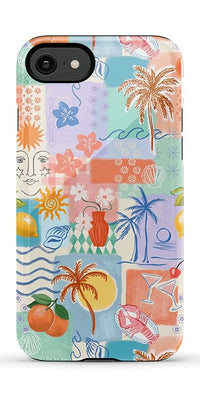 Tropical Heat | Beachy Collage Case iPhone Case get.casely Essential iPhone SE (2020 & 2022) 