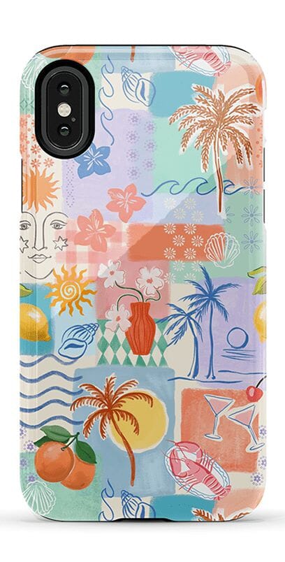 Tropical Heat | Beachy Collage Case iPhone Case get.casely Essential iPhone X / XS 