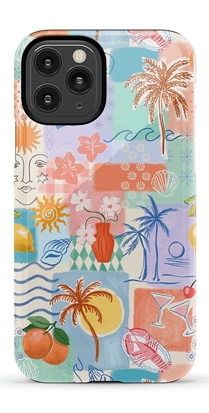 Tropical Heat | Beachy Collage Case iPhone Case get.casely Essential iPhone 11 Pro 