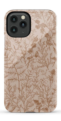 Beige Garden | Neutral Floral Case iPhone Case get.casely Essential iPhone 11 Pro 